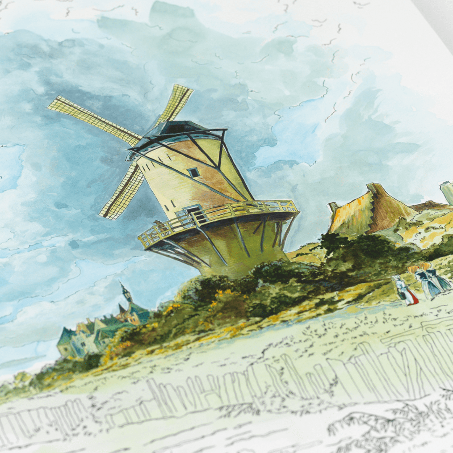 Pepin Press Book Colouring Book - Landscape