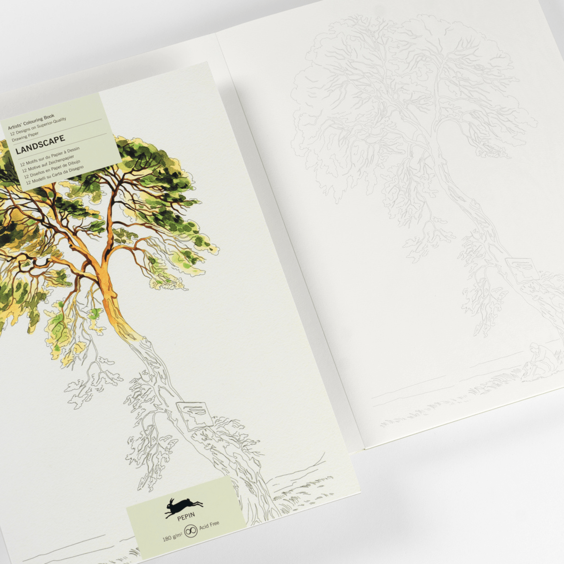 Pepin Press Book Colouring Book - Landscape