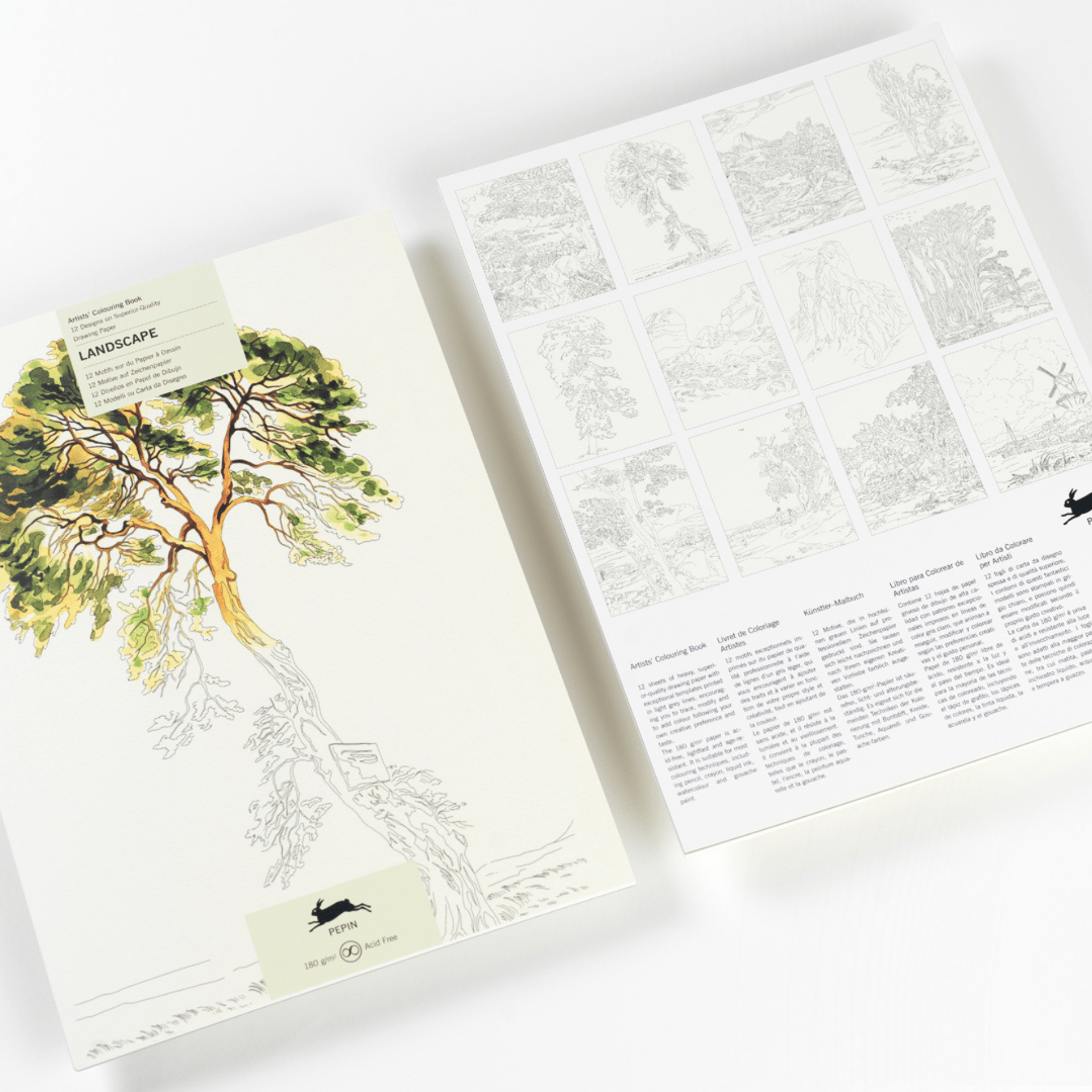 Pepin Press Book Colouring Book - Landscape