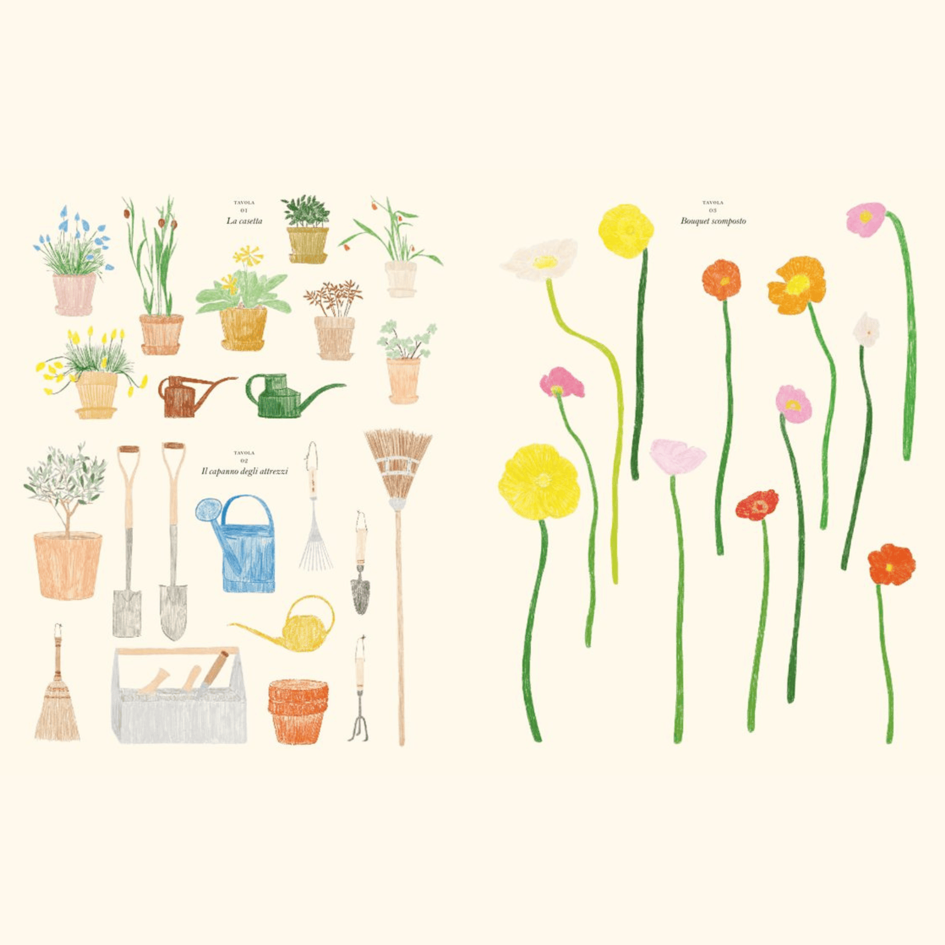 L'Ippocampo Book Il Giardino - Sticker & Coloring Book