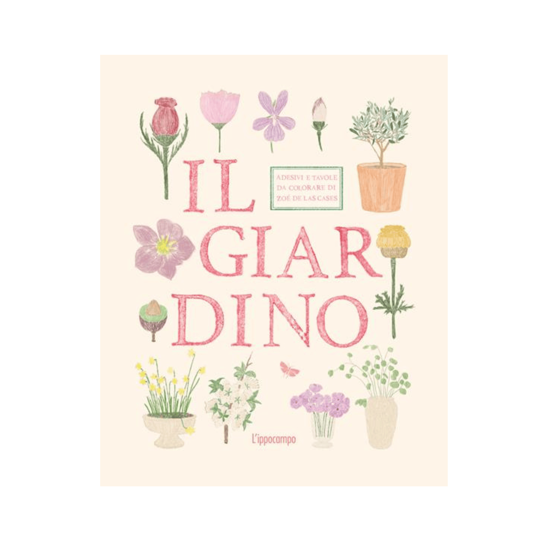 L'Ippocampo Book Il Giardino - Sticker & Coloring Book