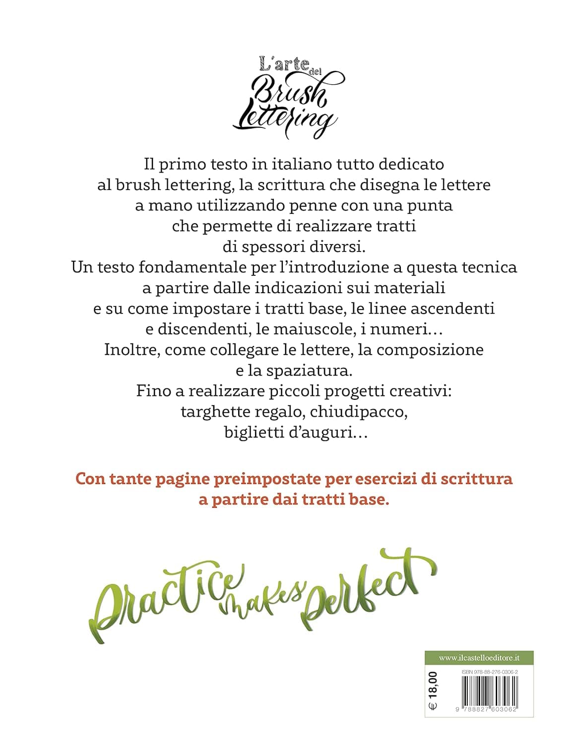 Il Castello Book L'arte del brush lettering. Dai tratti base alle frasi - Chiara Centofanti
