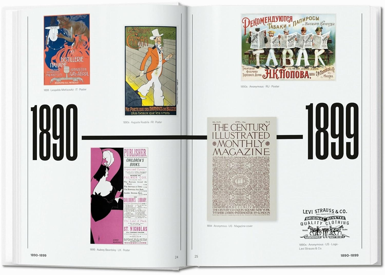 Taschen Book The History of Graphic Design. 40th Ed. Vol. 1: 1890-1959