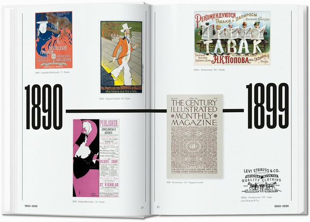 Taschen Book The History of Graphic Design. 40th Ed. Vol. 1: 1890-1959