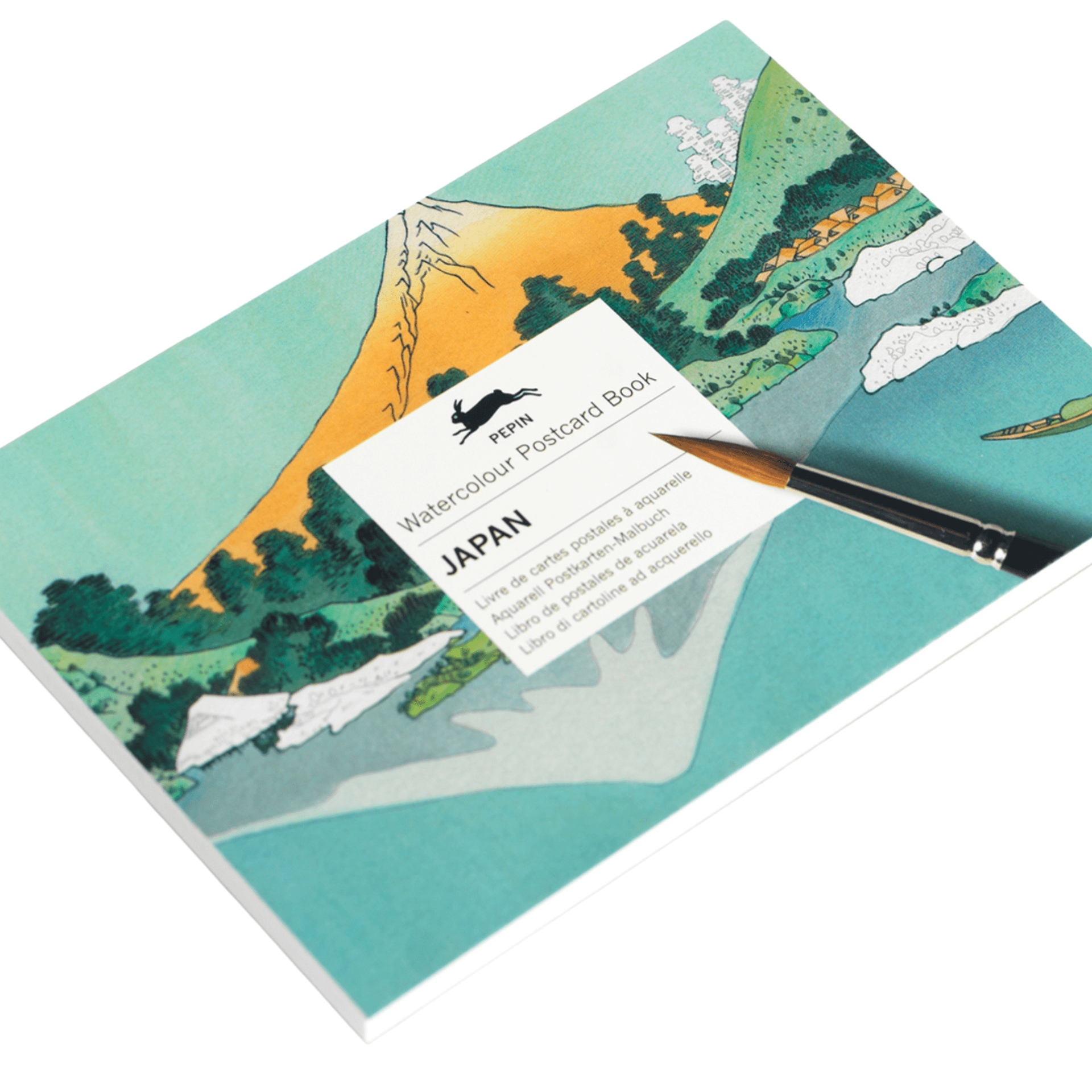 Pepin Press Book Watercolor Postcard Book Japan