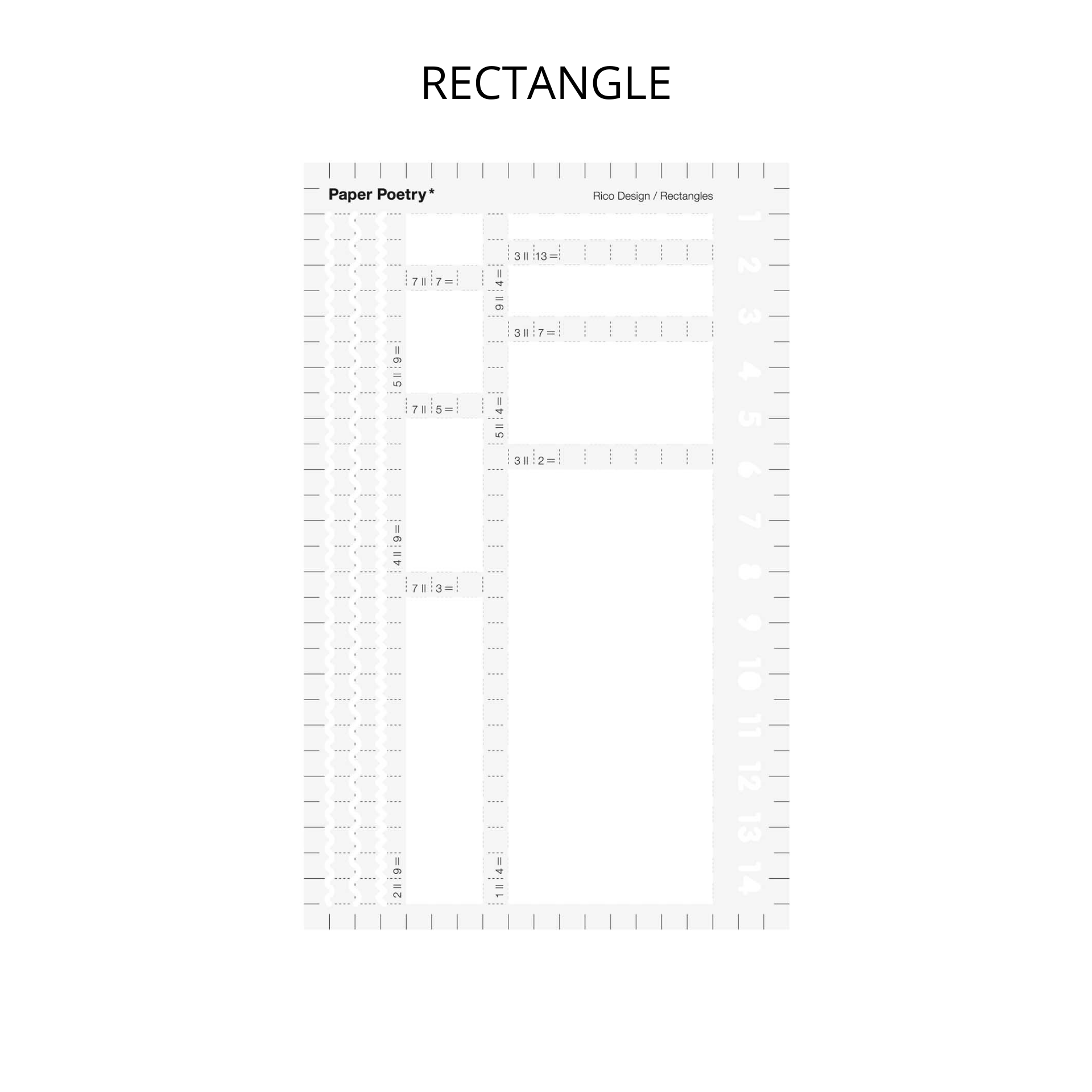 Rico Design Bullet Journal Stencil per Bullet Journal