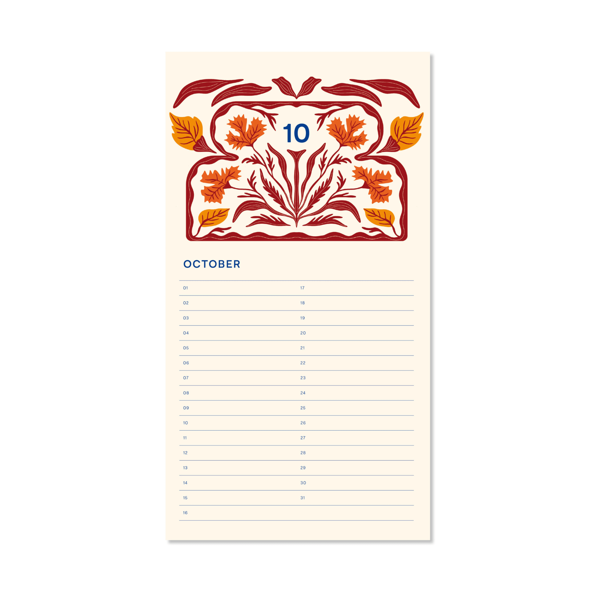 A-Journal calendari Birthday Calendar Cake