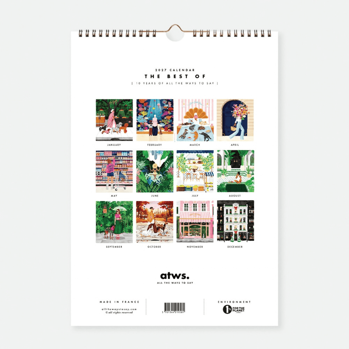All The Way To Say calendari Calendario 2027 All The Ways