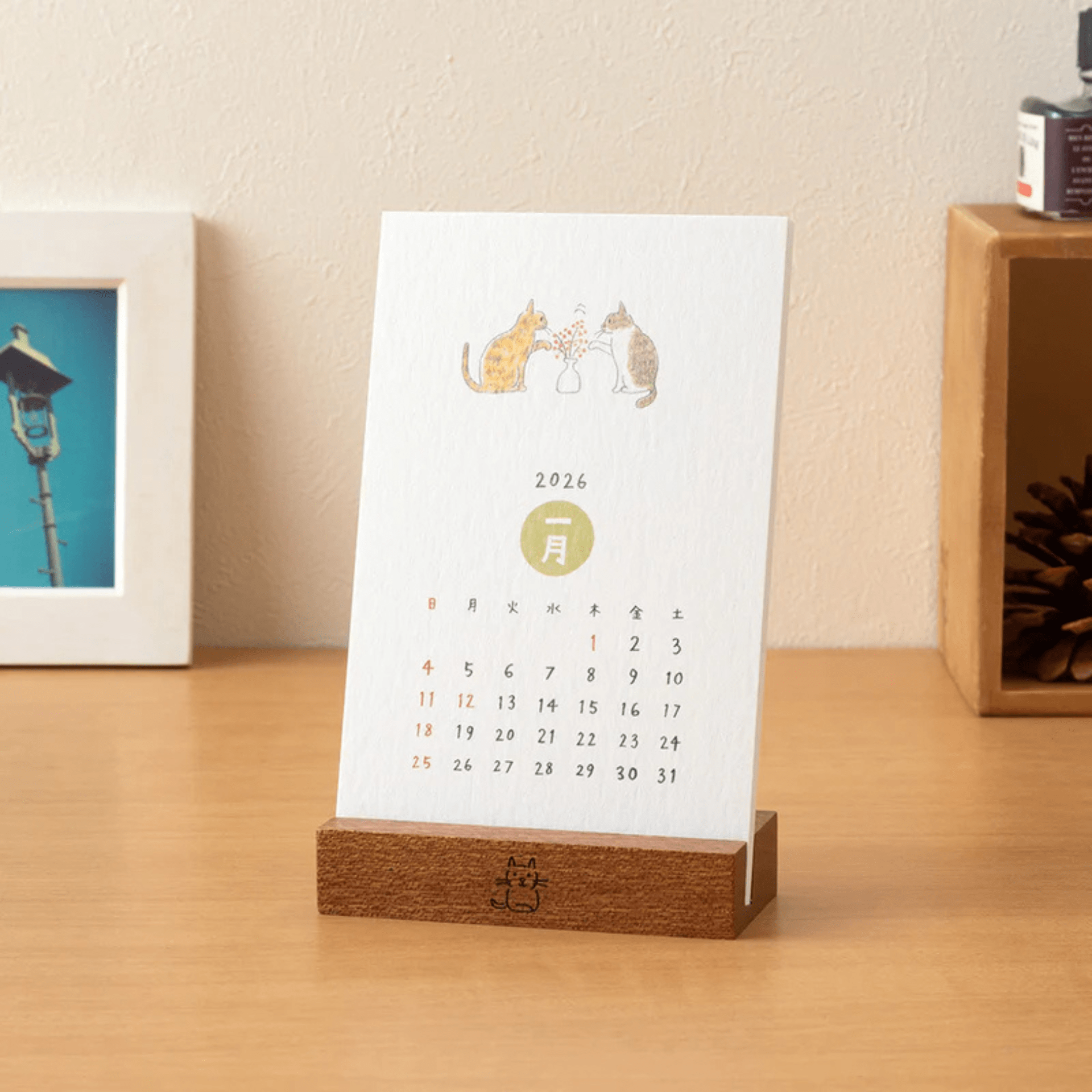 Midori calendari Calendario da Tavolo Midori 2026 Cats