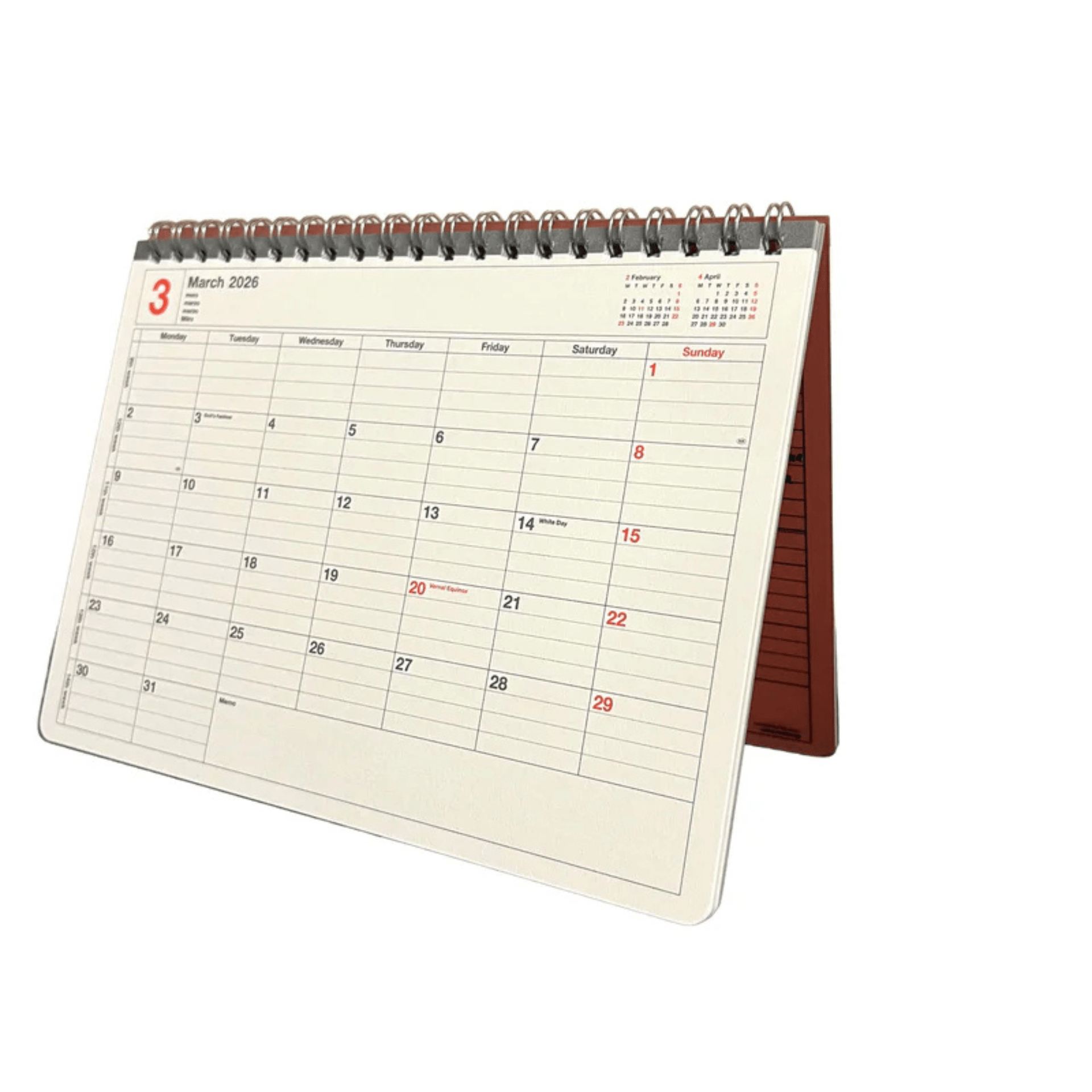 Mark's Tokyo calendario Notebook Calendar 2026 Small