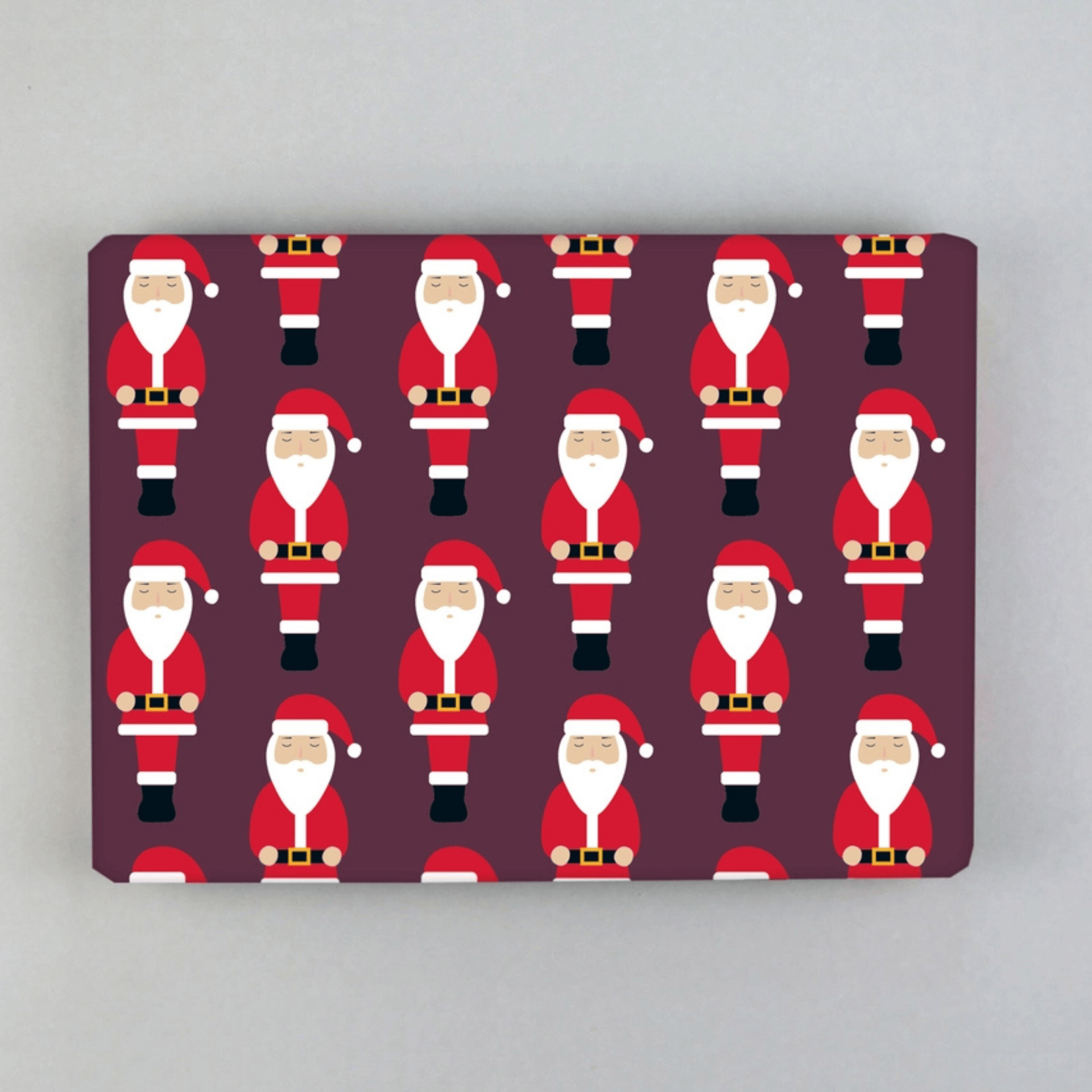 Kunst an Papier Carta regalo Foglio di carta regalo Babbo Natale