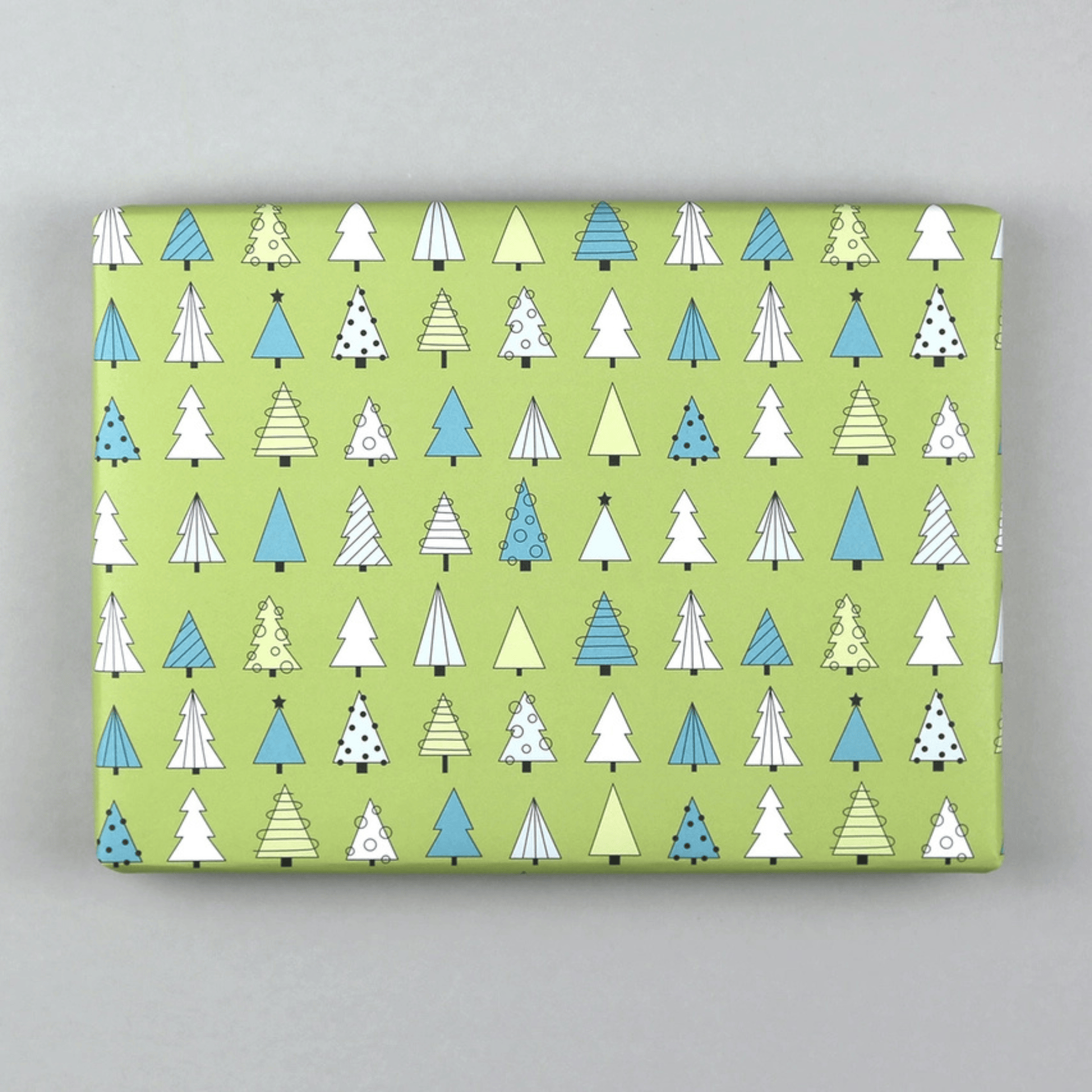 Kunst an Papier Carta regalo Foglio di carta regalo Christmas Green