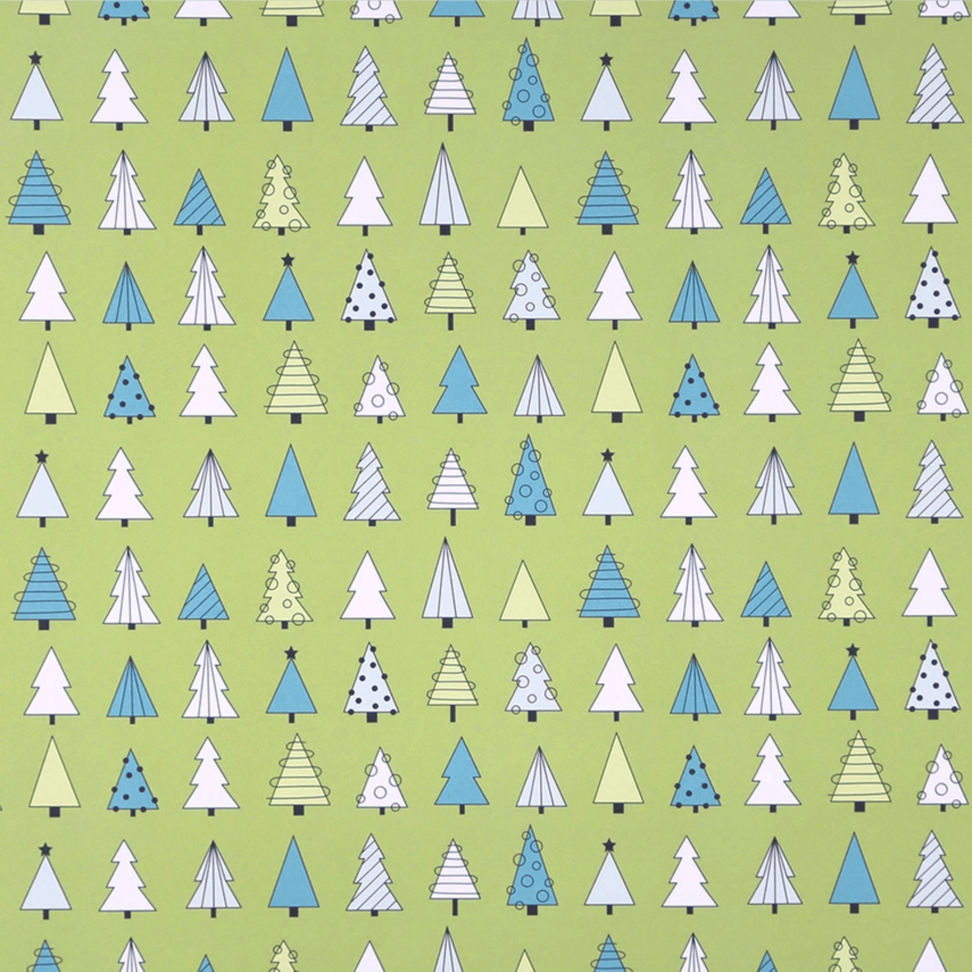 Kunst an Papier Carta regalo Foglio di carta regalo Christmas Green