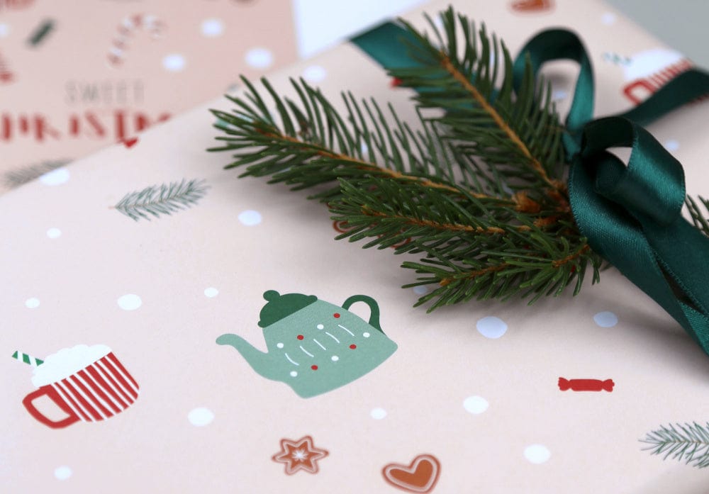 Kunst an Papier Carta regalo Foglio di carta regalo Pan di Zenzero