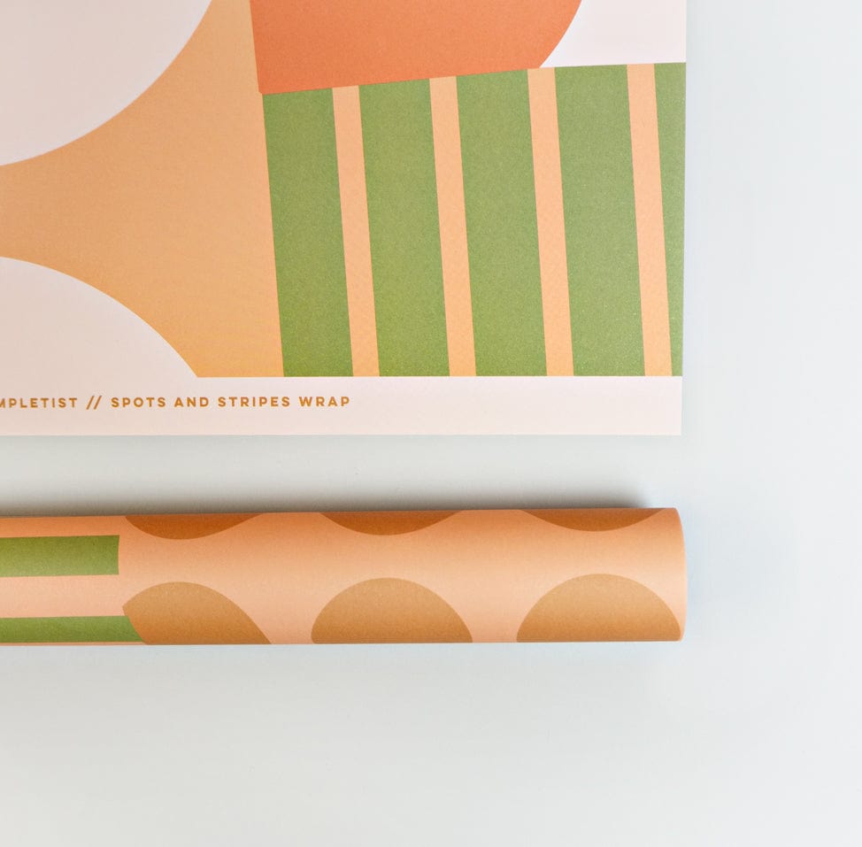 The Completist Carta regalo Foglio di carta regalo Spot&Stripe