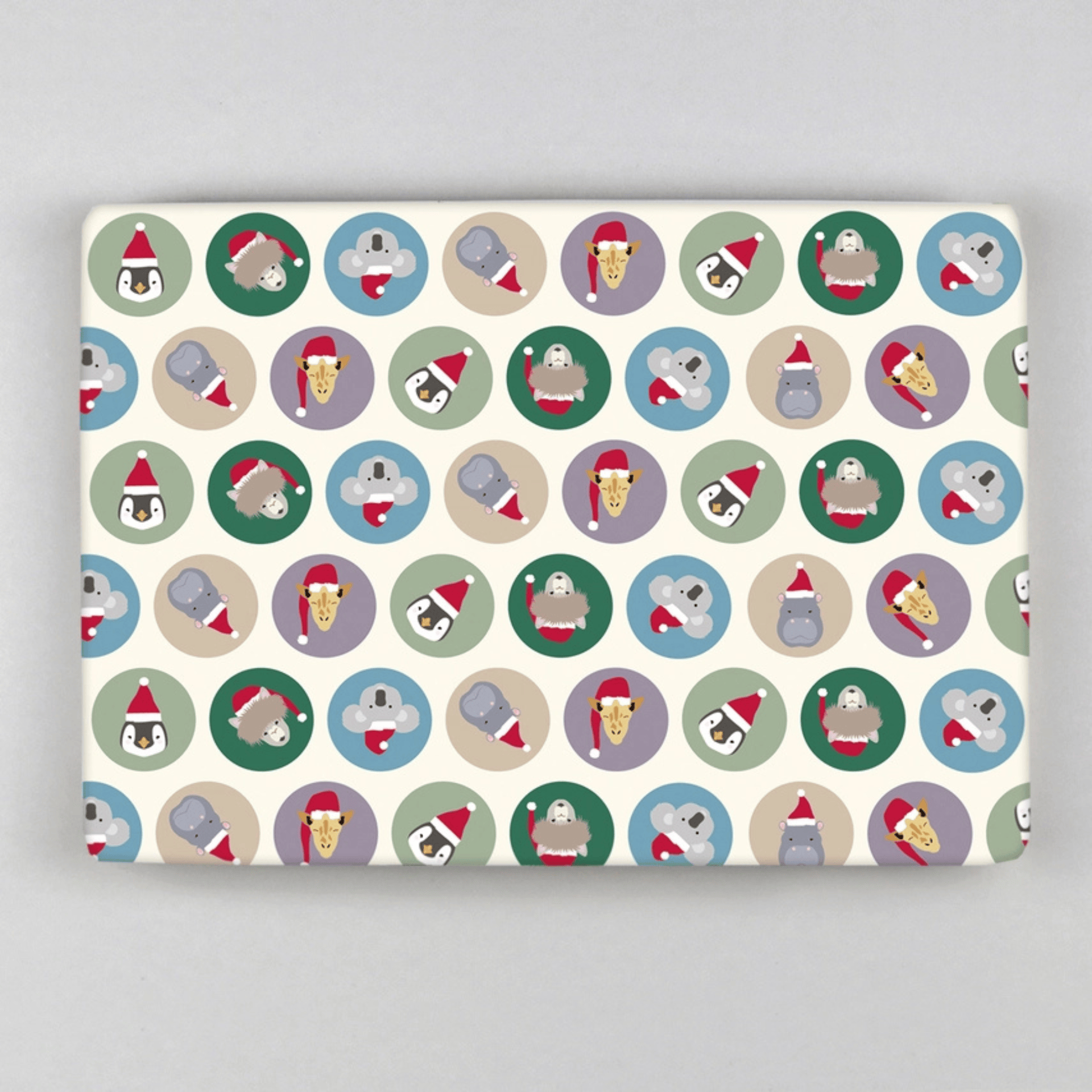 Kunst an Papier Carta regalo Foglio di carta regalo Wild Animals