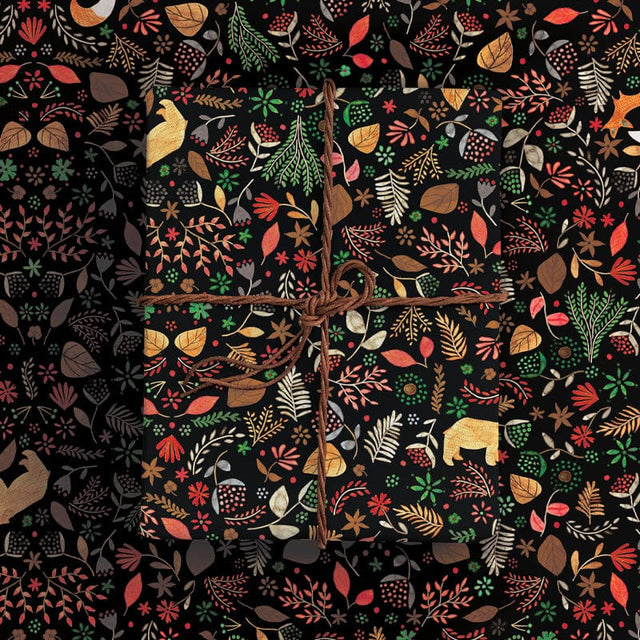 All The Way To Say Carta regalo Foglio di carta regalo Xmas Fox&Bear