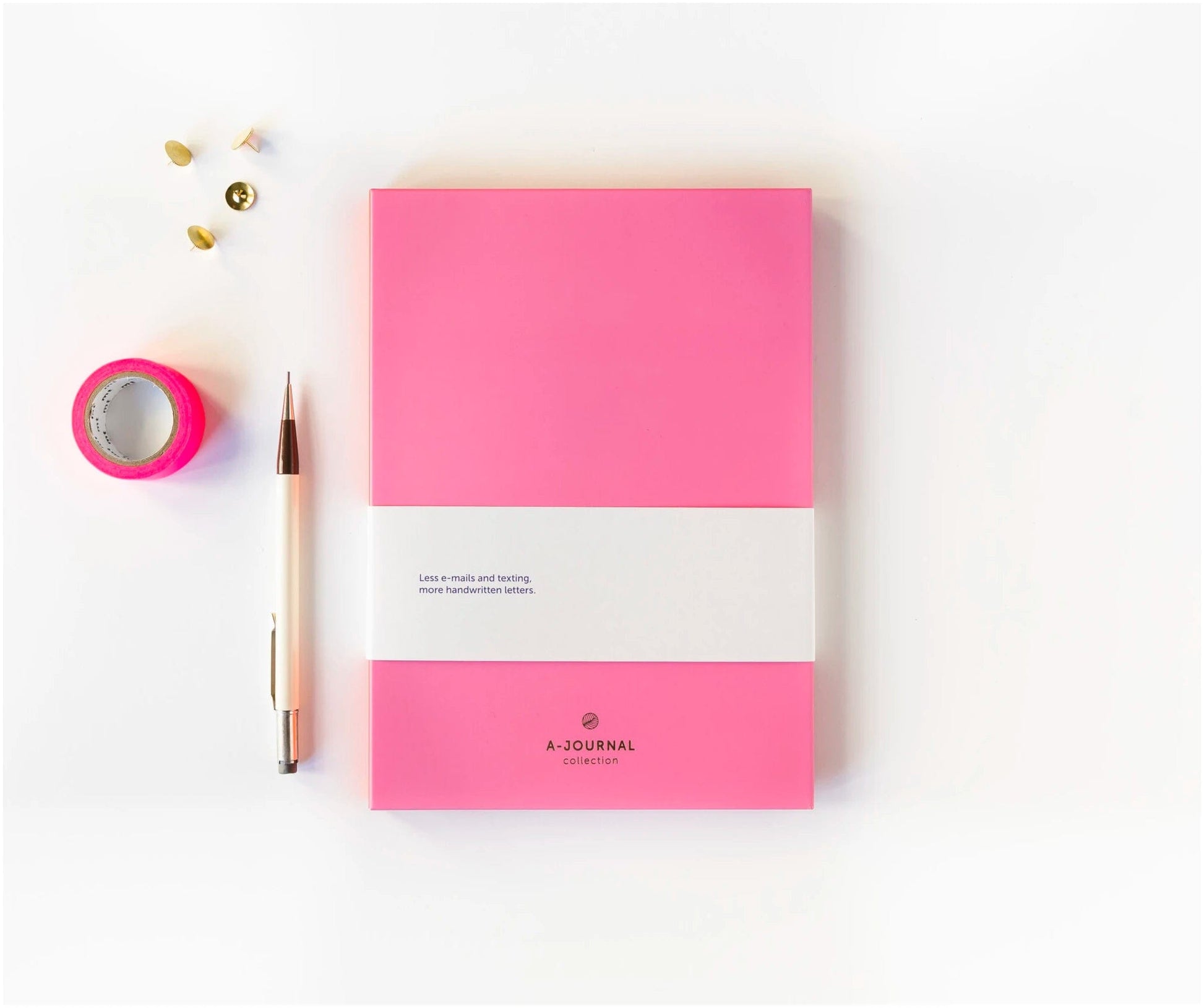 A-Journal Carte da lettere Carta da lettere Pink&Green