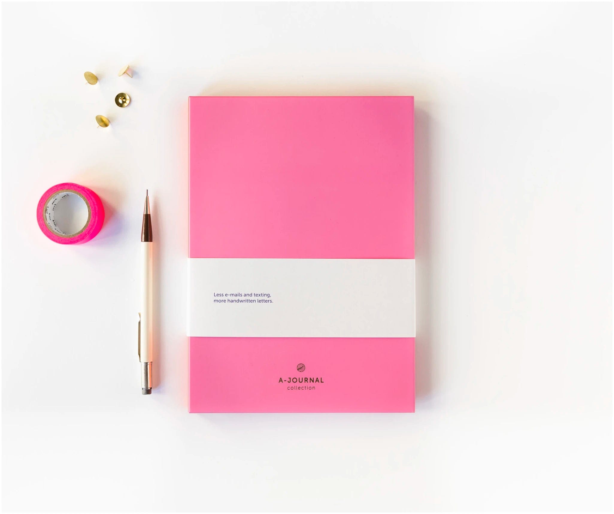 A-Journal Carte da lettere Carta da lettere Pink&Green