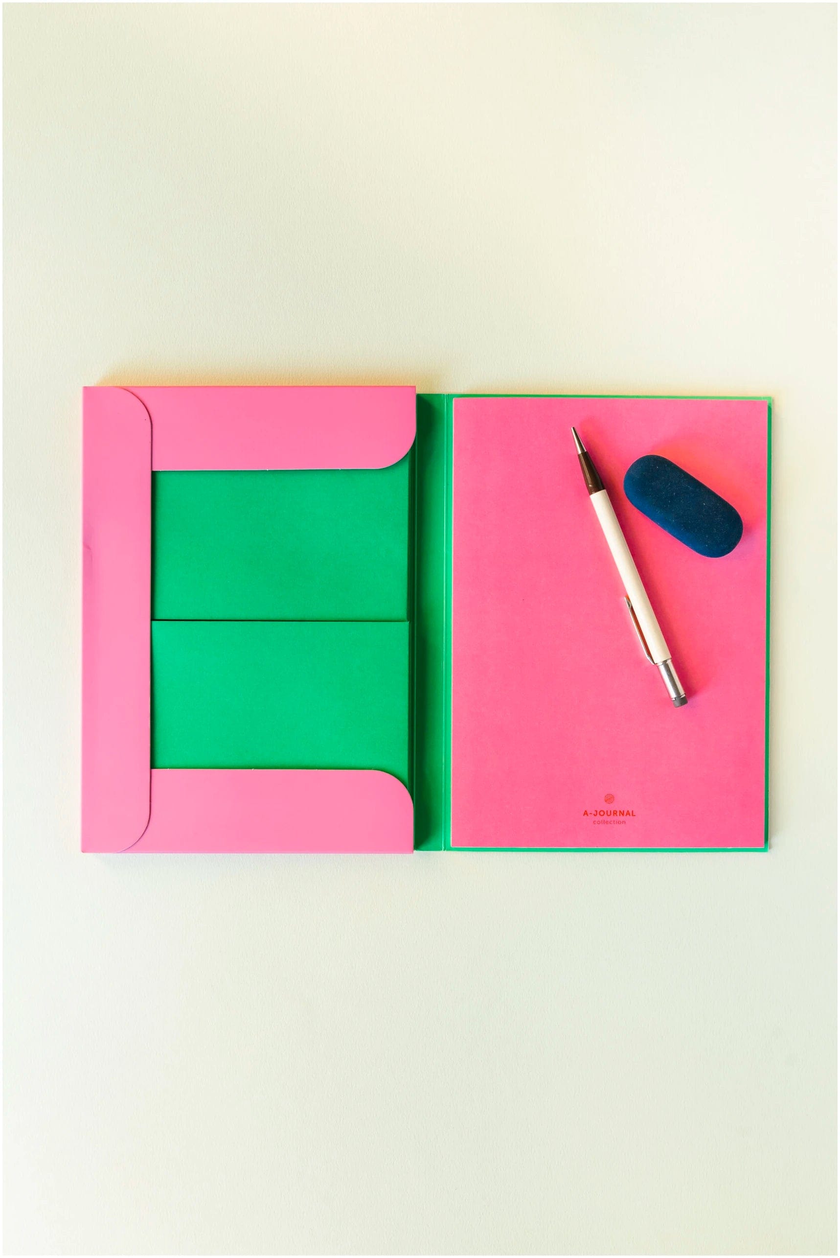 A-Journal Carte da lettere Carta da lettere Pink&Green