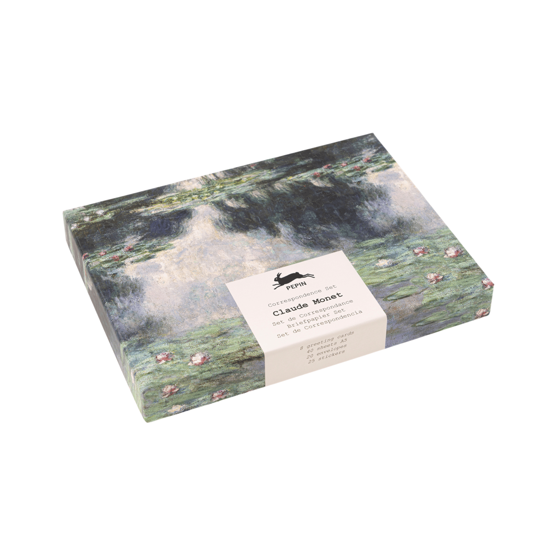 Pepin Press Carte da lettere Correspondence Set - Claude Monet