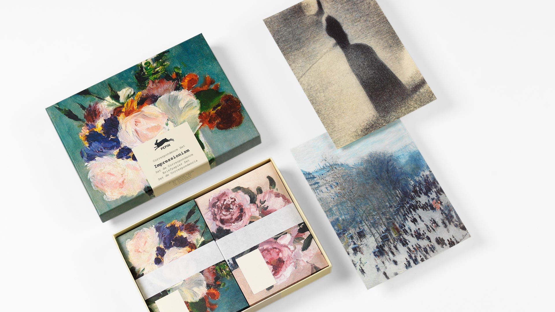 Pepin Press Carte da lettere Correspondence Set - Impressionism