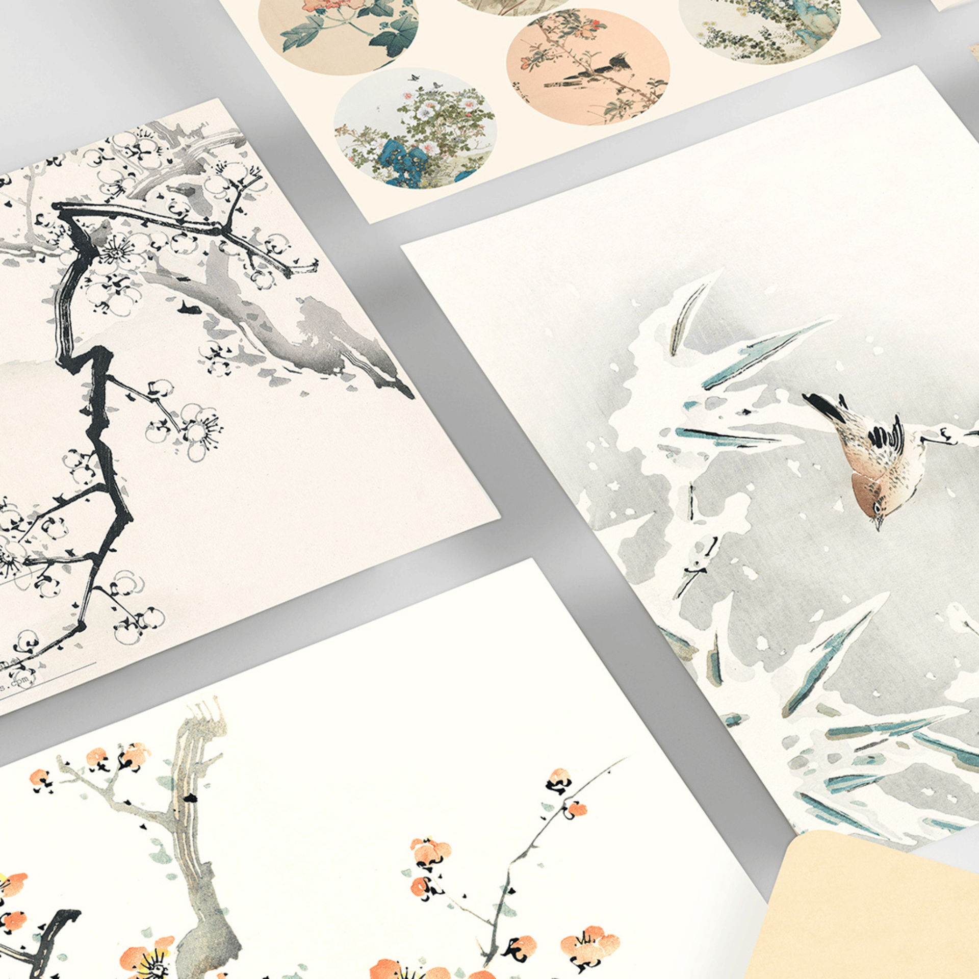 Pepin Press Carte da lettere Correspondence Set - Japanese Art