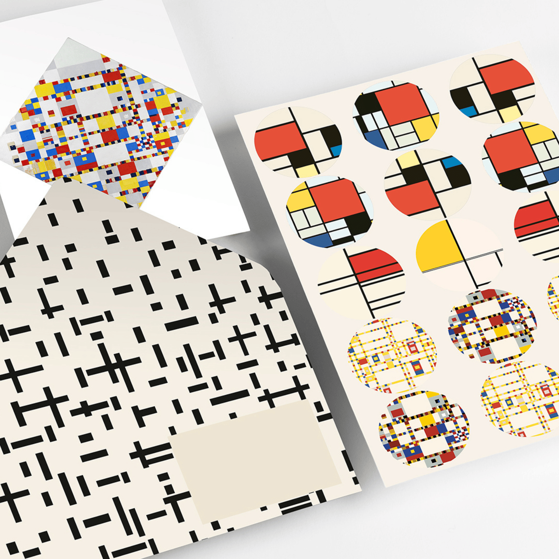 Pepin Press Carte da lettere Correspondence Set - Mondrian