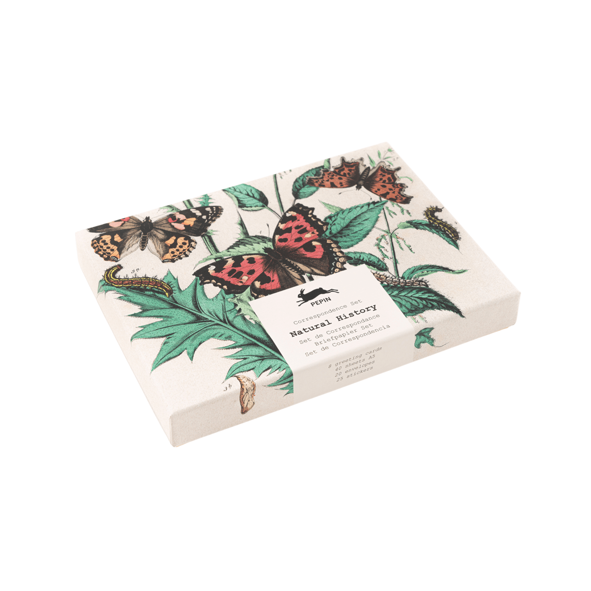 Pepin Press Carte da lettere Correspondence Set - Natural History