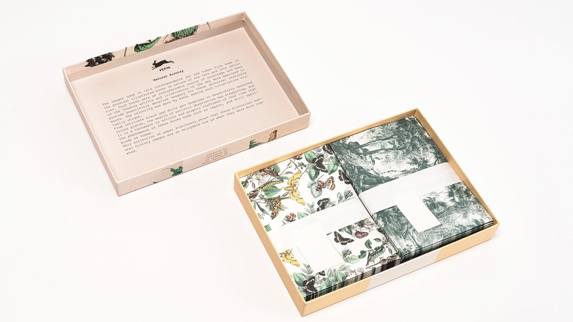 Pepin Press Carte da lettere Correspondence Set - Natural History