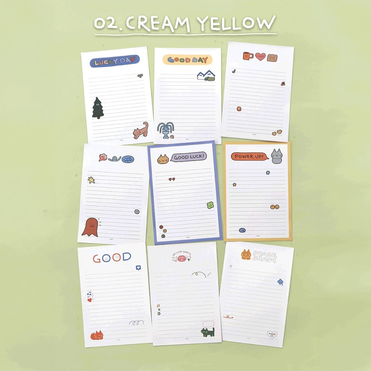 Iconic Carte da lettere Doodle Letter Pad