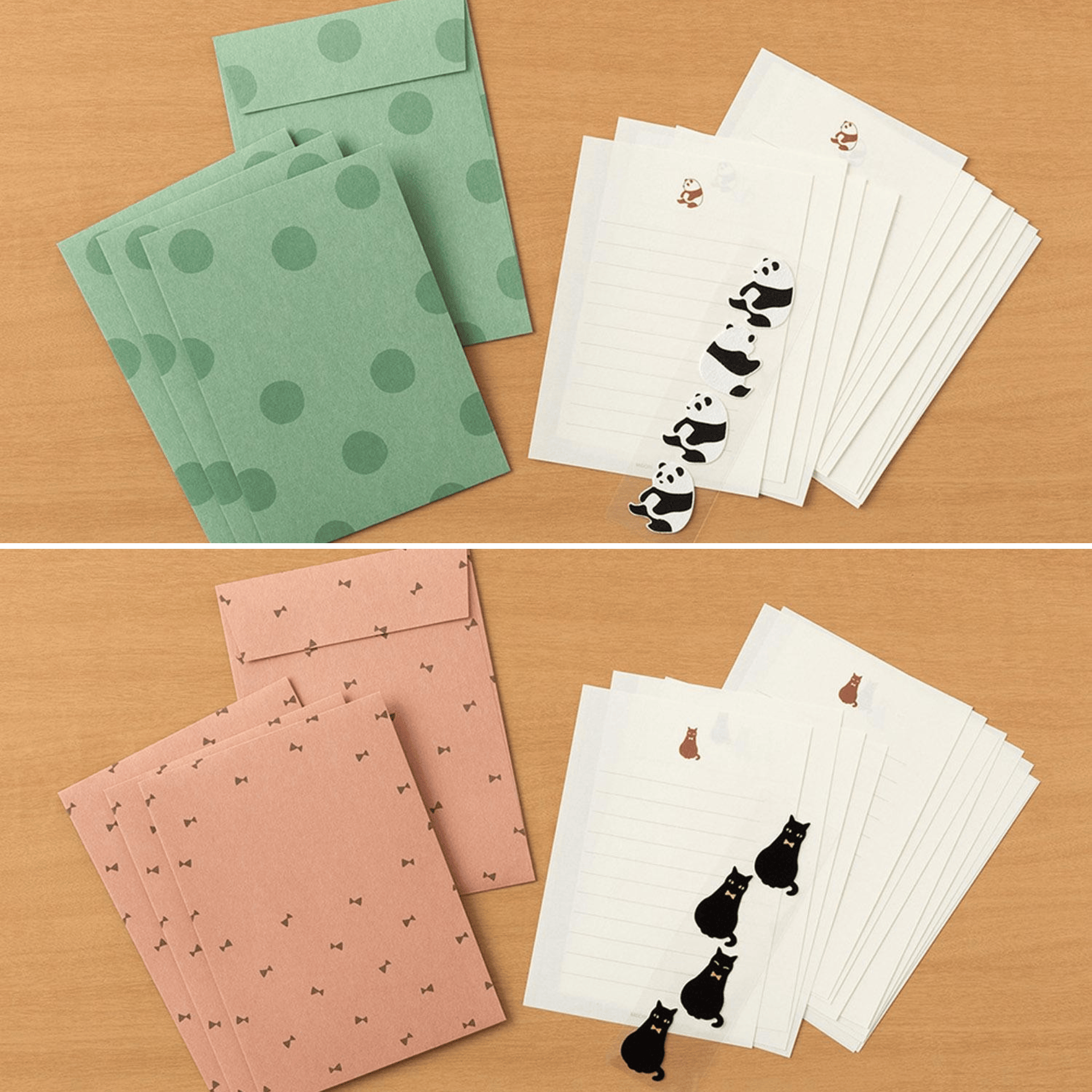 Midori Carte da lettere Mini set carta da lettere Midori