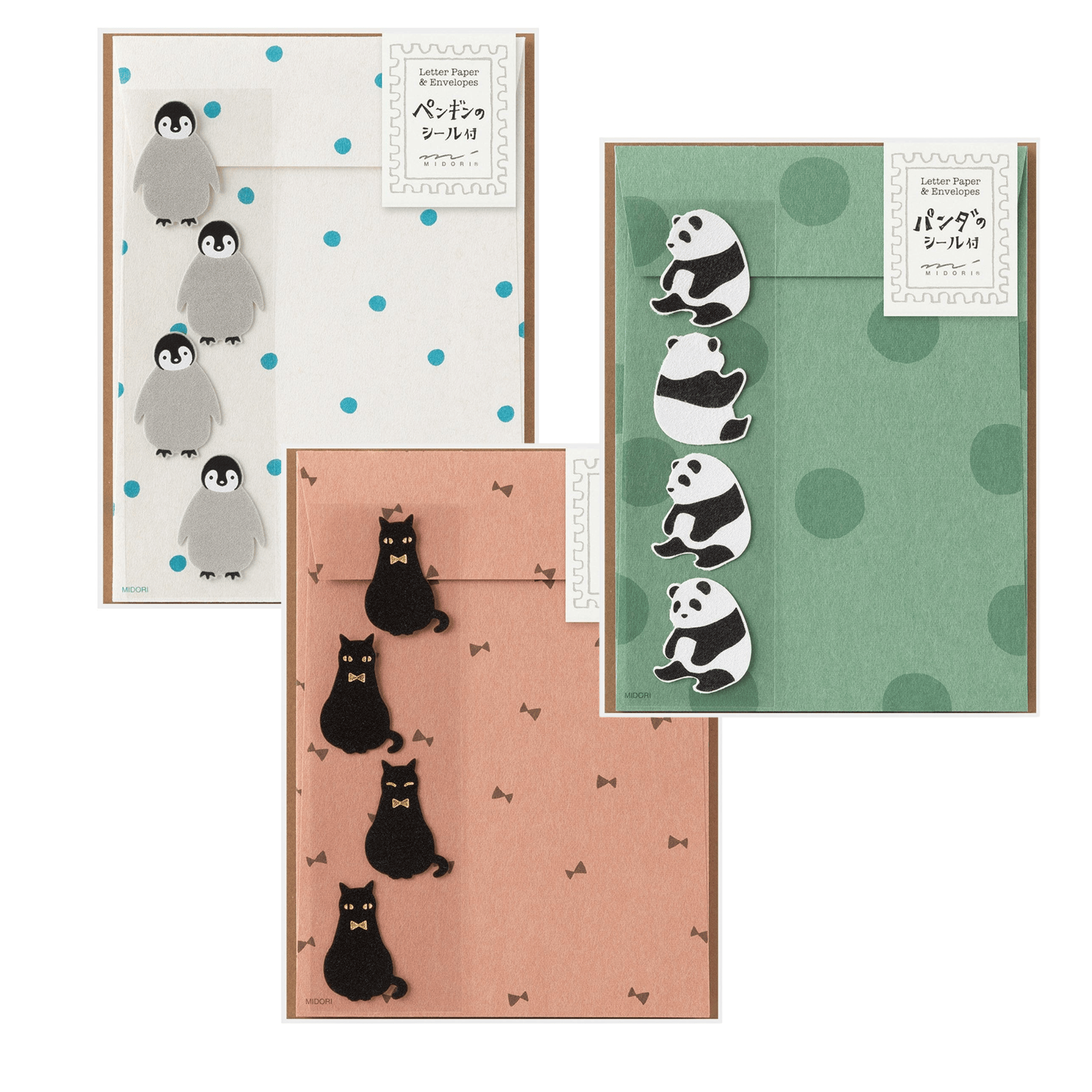 Midori Carte da lettere Mini set carta da lettere Midori