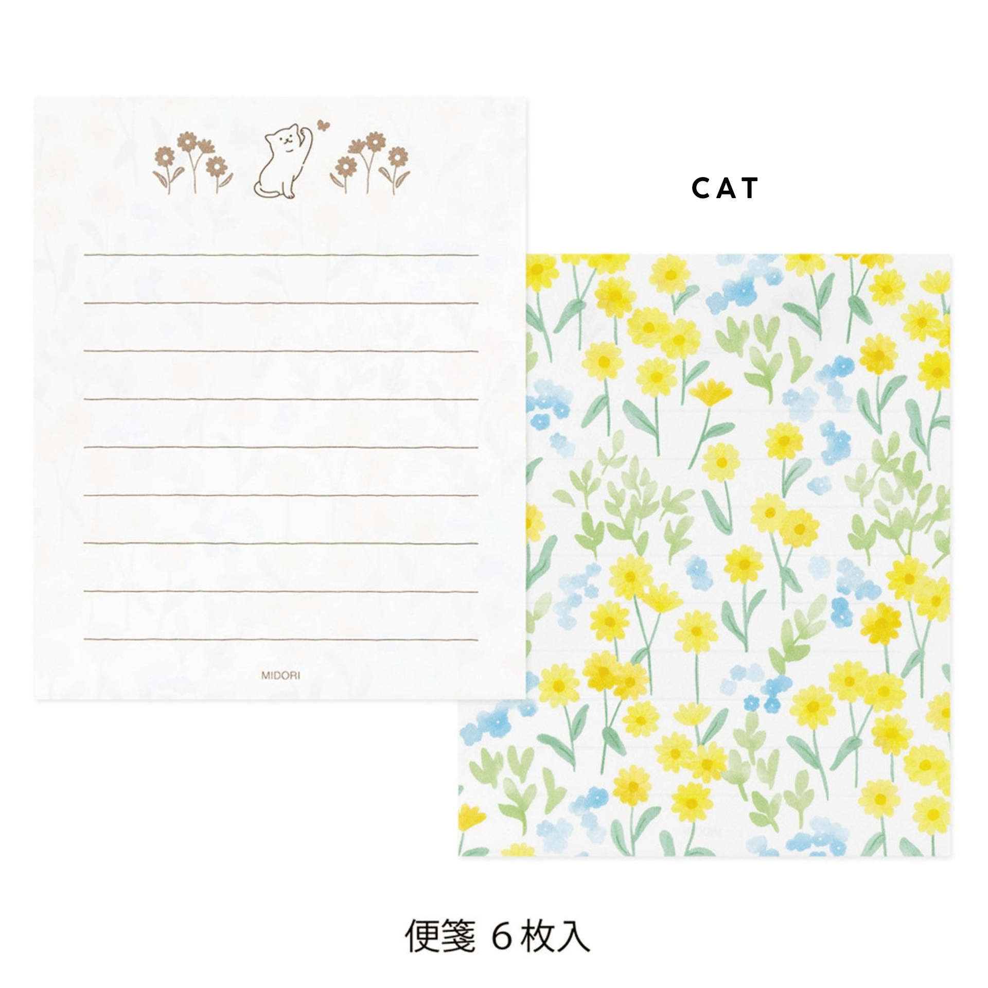 Midori Carte da lettere Mini set Paper & Envelops Midori