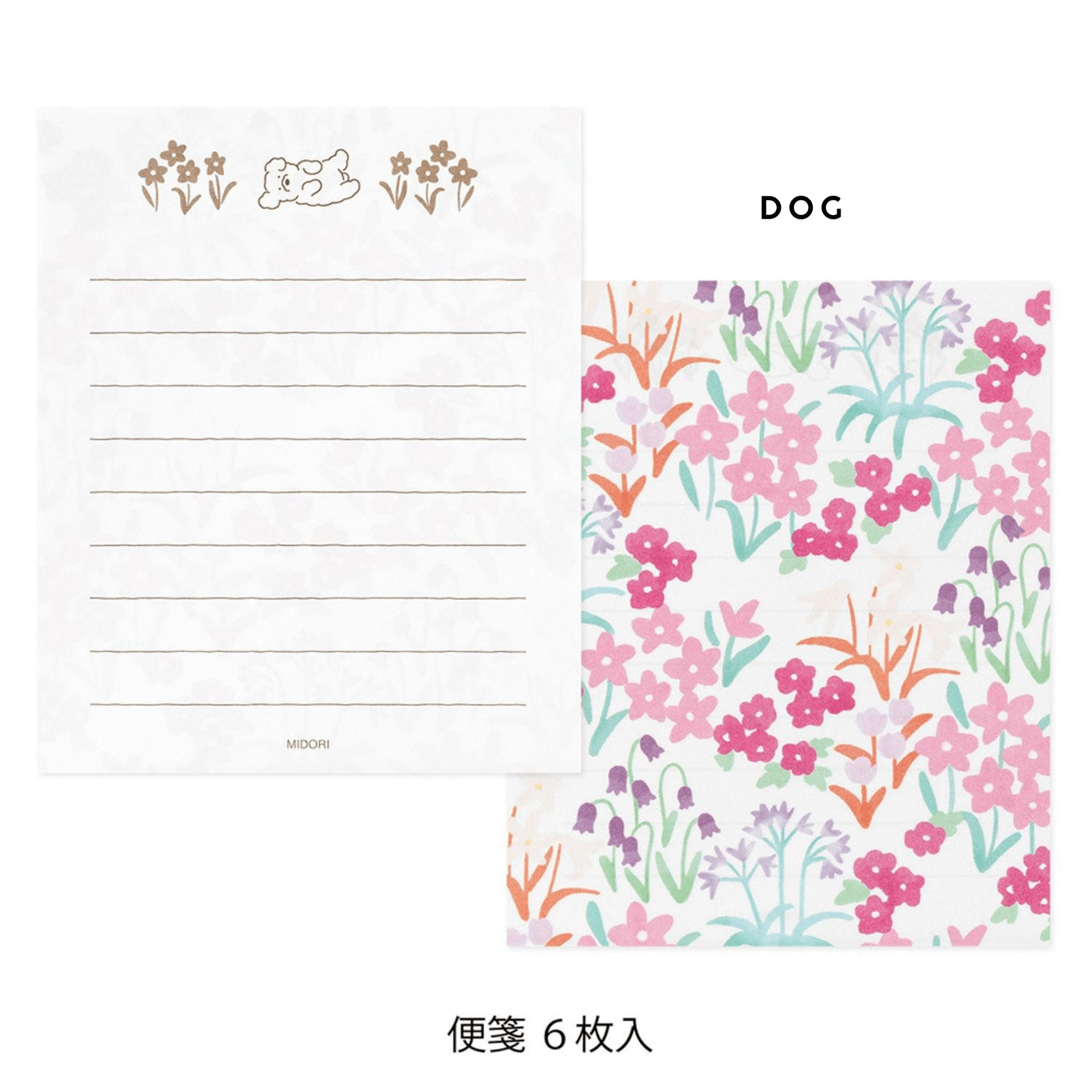 Midori Carte da lettere Mini set Paper & Envelops Midori