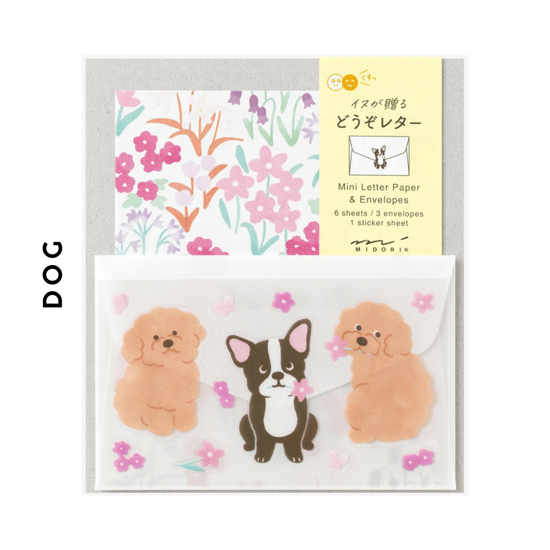 Midori Carte da lettere Mini set Paper & Envelops Midori