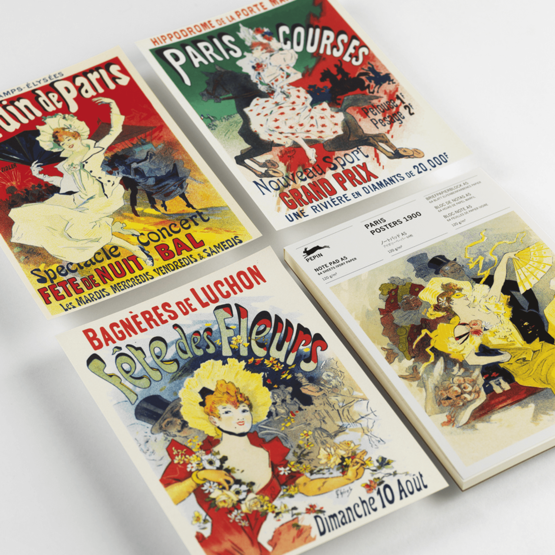 Pepin Press Carte da lettere Set 20 Buste Paris Posters 1900