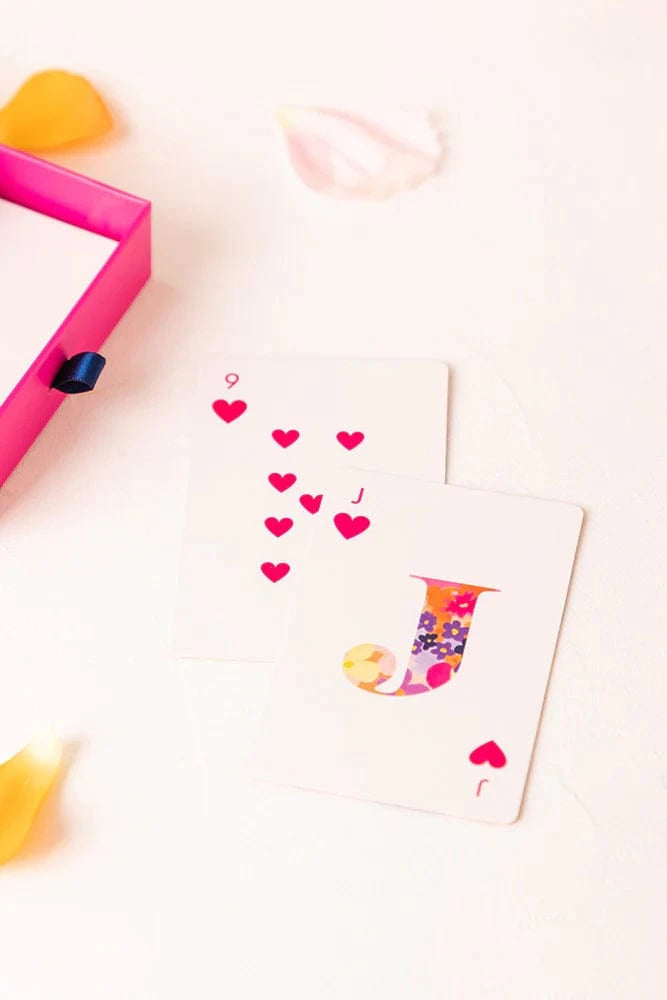 All The Way To Say Coffee Table Games Carte da gioco - Flower Garden