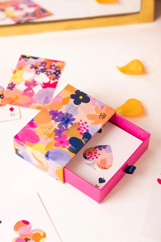 All The Way To Say Coffee Table Games Carte da gioco - Flower Garden