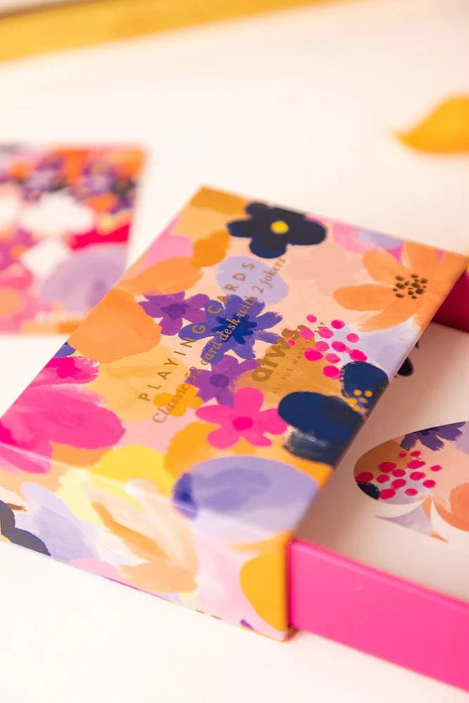 All The Way To Say Coffee Table Games Carte da gioco - Flower Garden