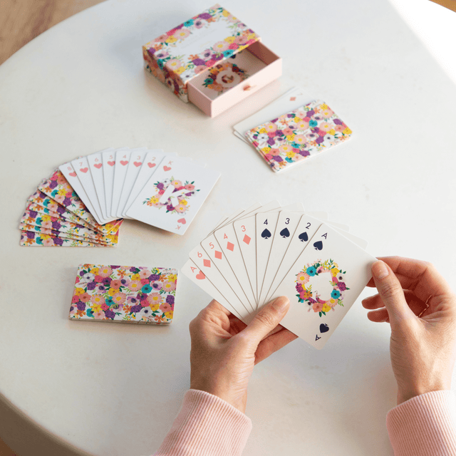 All The Way To Say Coffee Table Games Carte da gioco - Granny Lilac