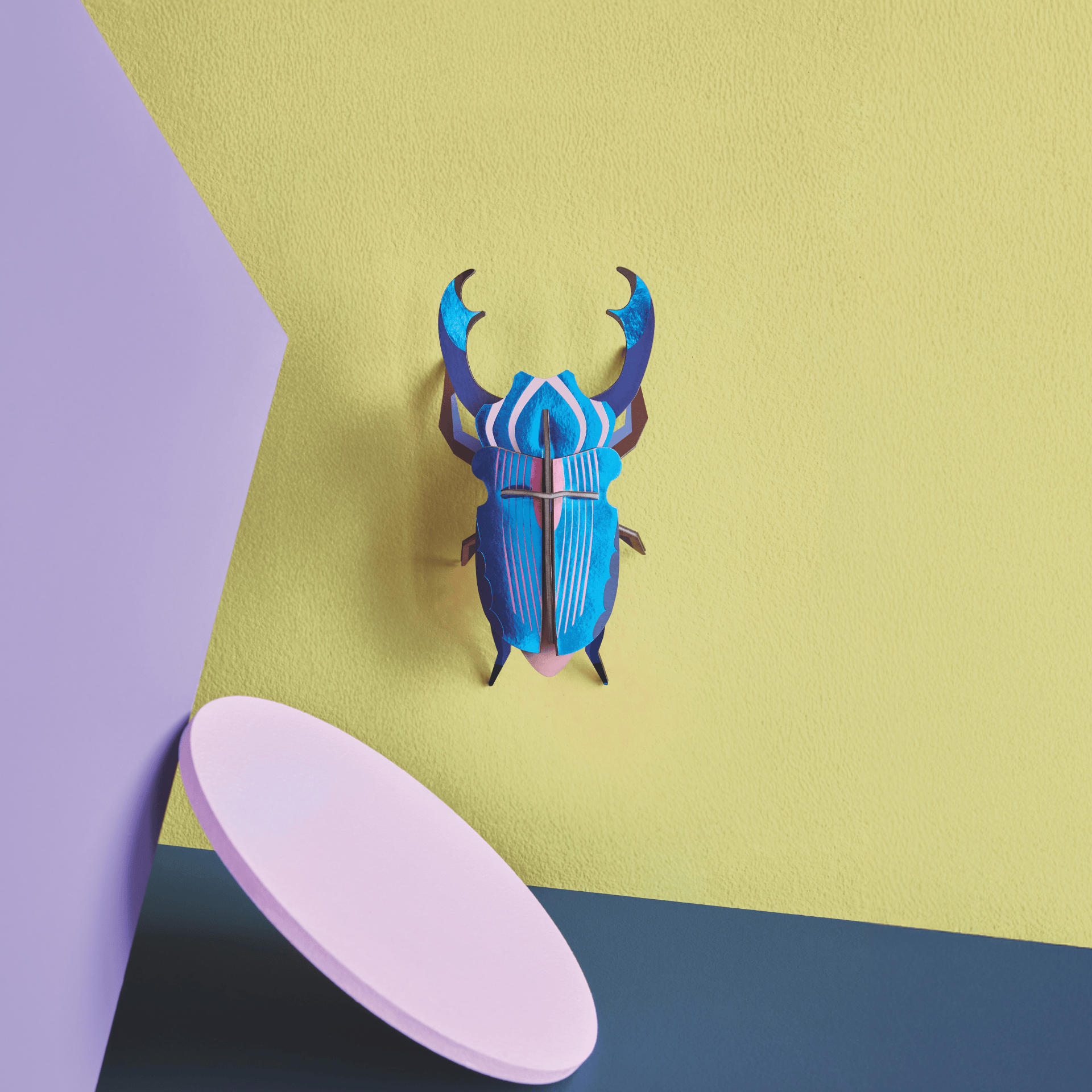 Studio Roof Decorazione parete Azure Stag Beetle