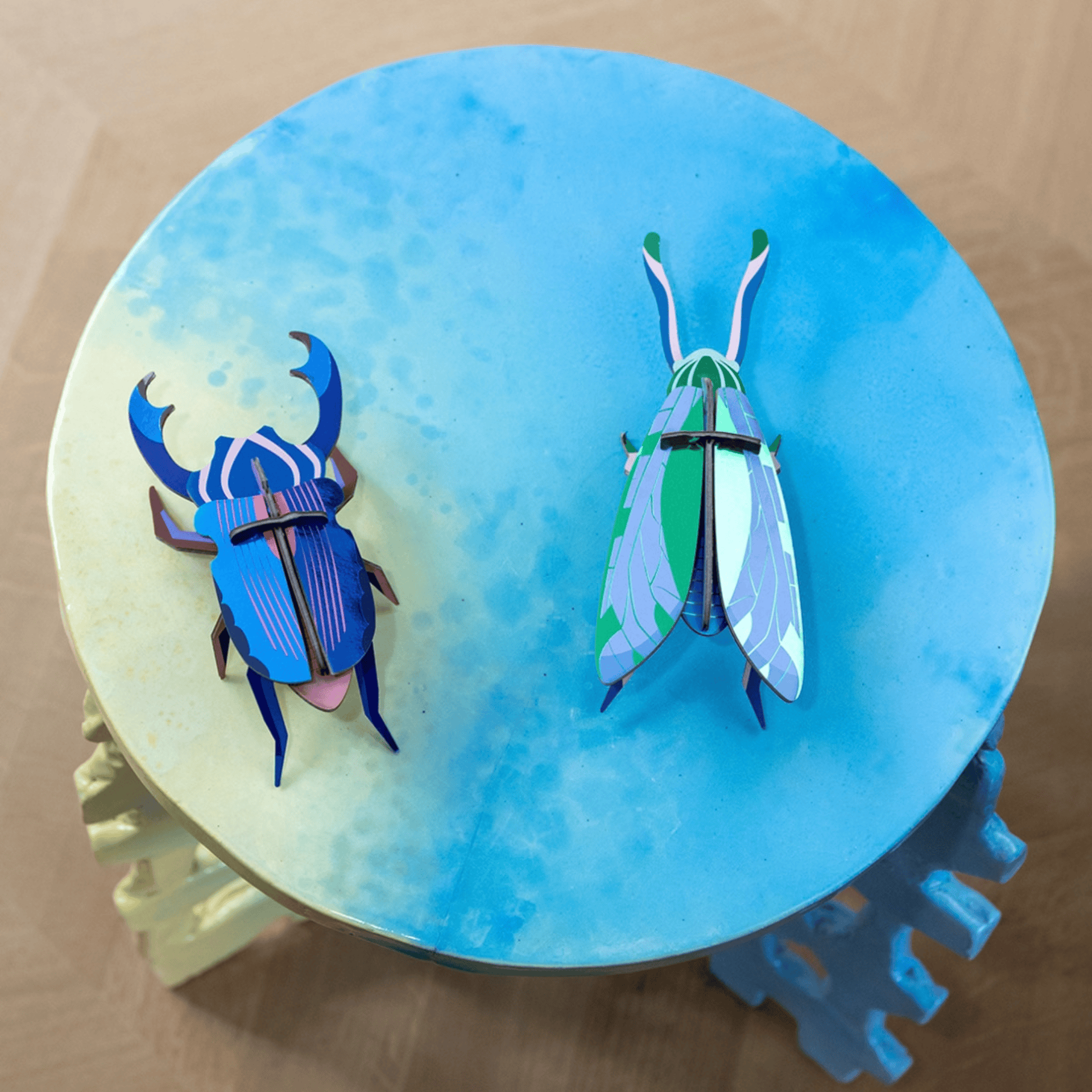 Studio Roof Decorazione parete Azure Stag Beetle