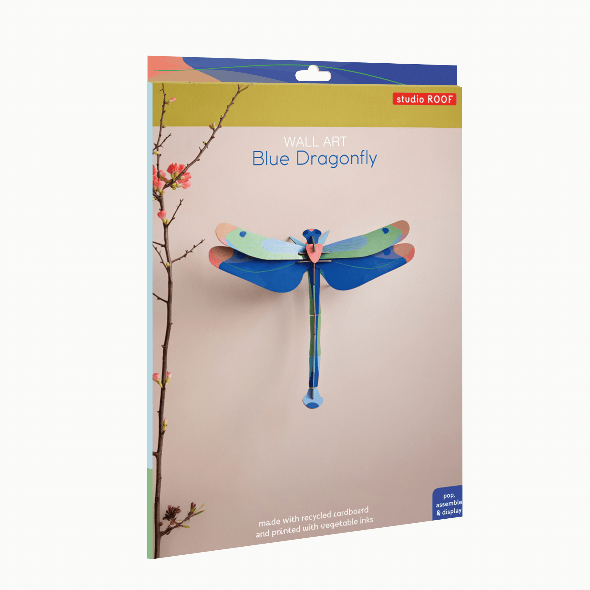 Studio Roof Decorazione parete Blue Dragonfly - new edition