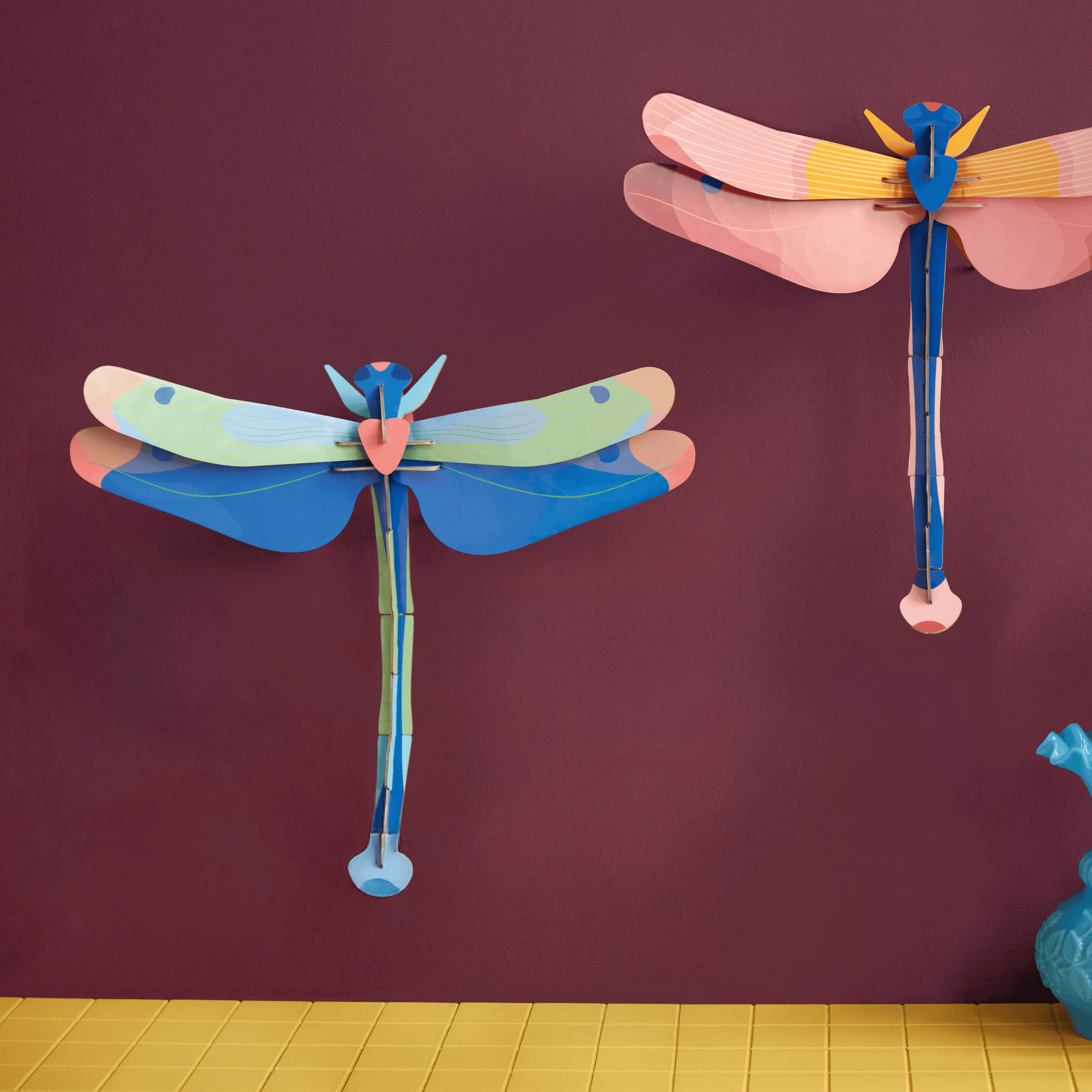 Studio Roof Decorazione parete Blue Dragonfly - new edition