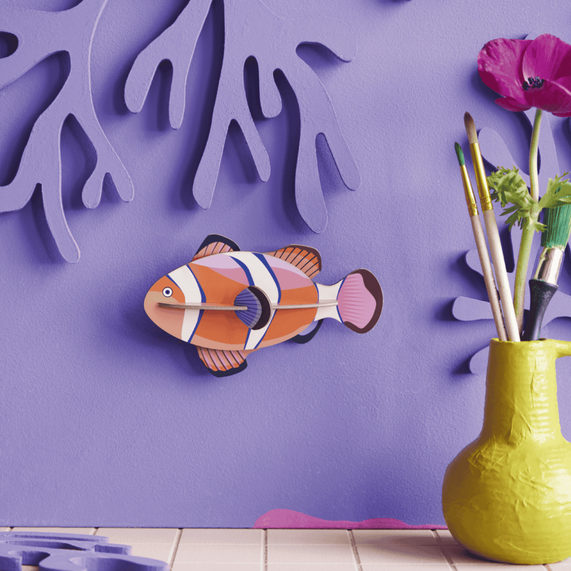 Studio Roof Decorazione parete Clown Fish