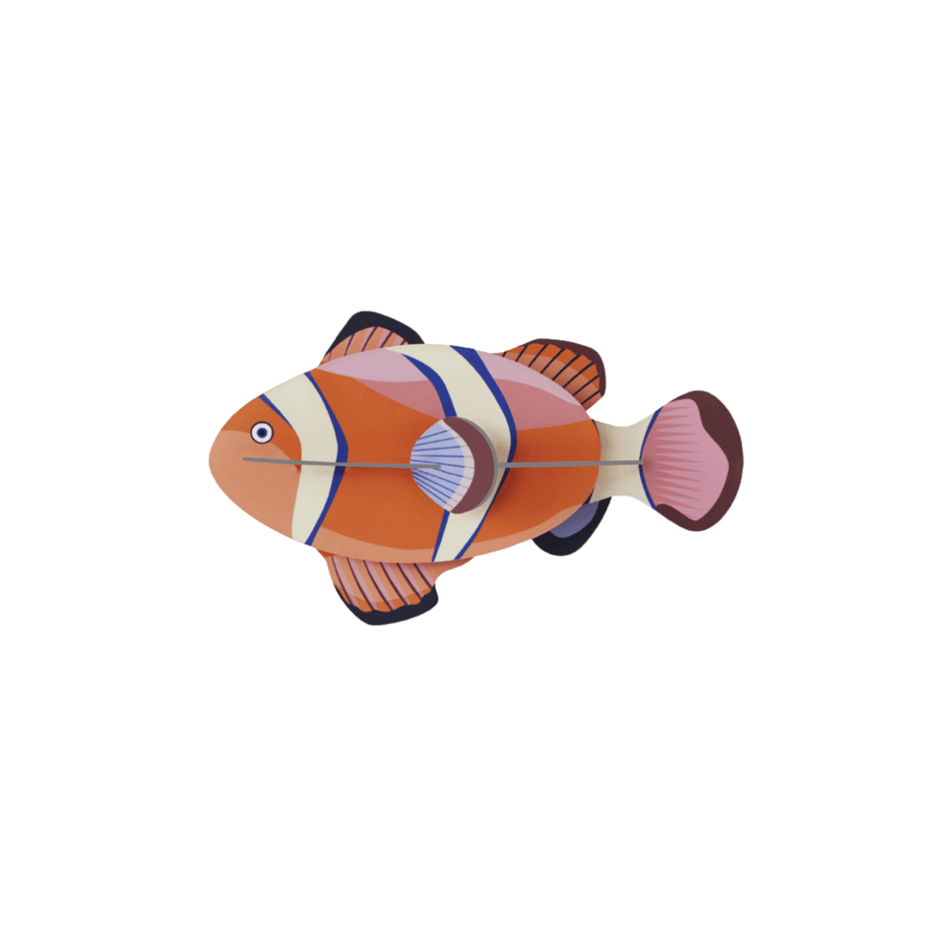 Studio Roof Decorazione parete Clown Fish