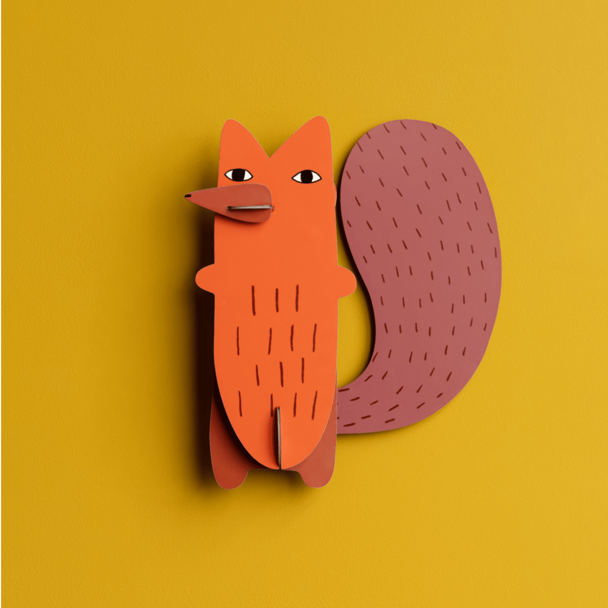 Studio Roof Decorazione parete Cyril Squirrel Fox