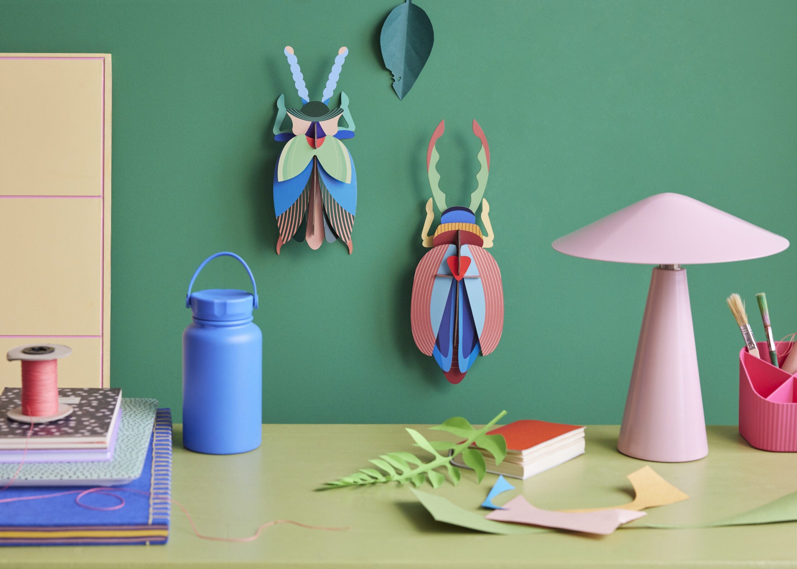 Studio Roof Decorazione parete Emerald Beetle