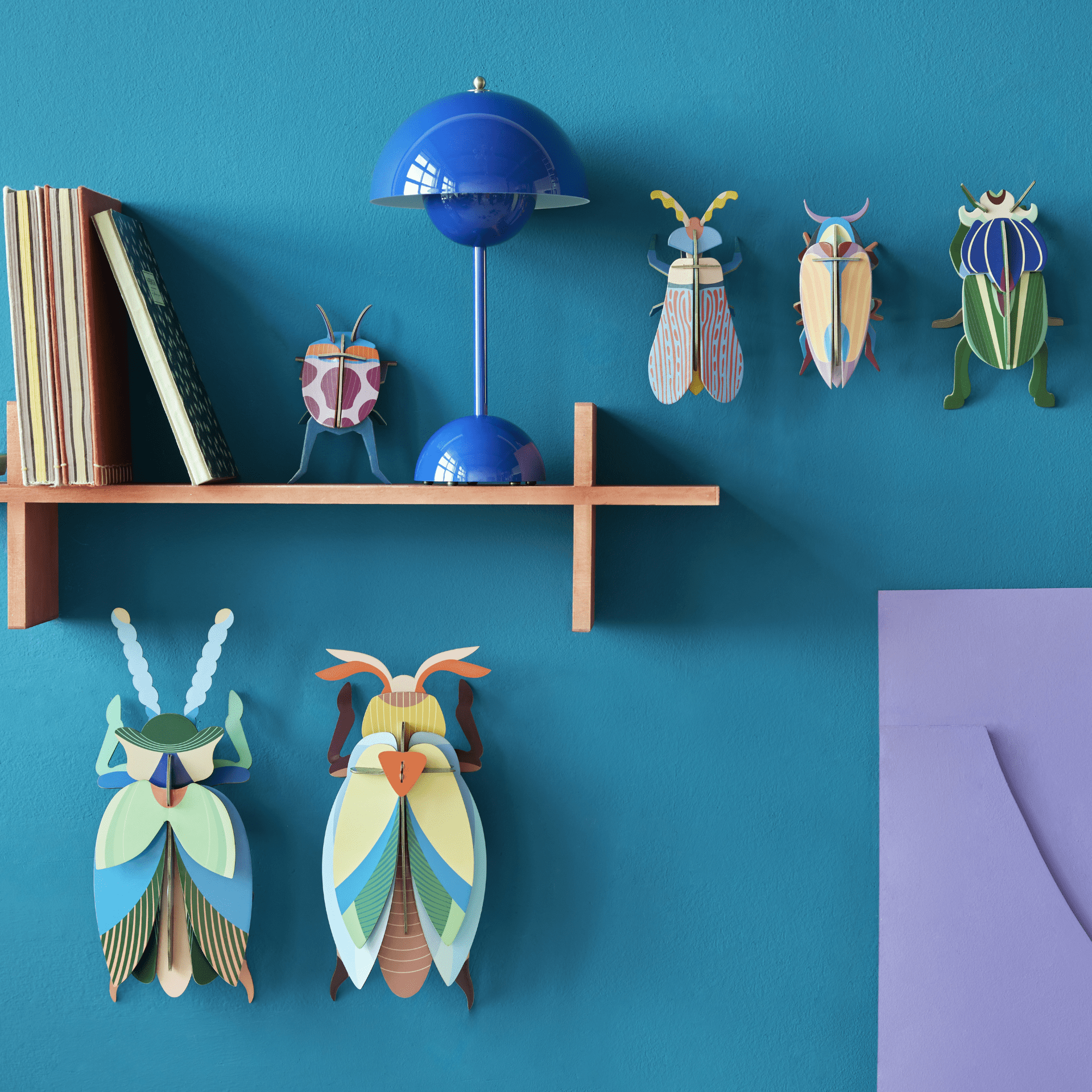 Studio Roof Decorazione parete Emerald Beetle